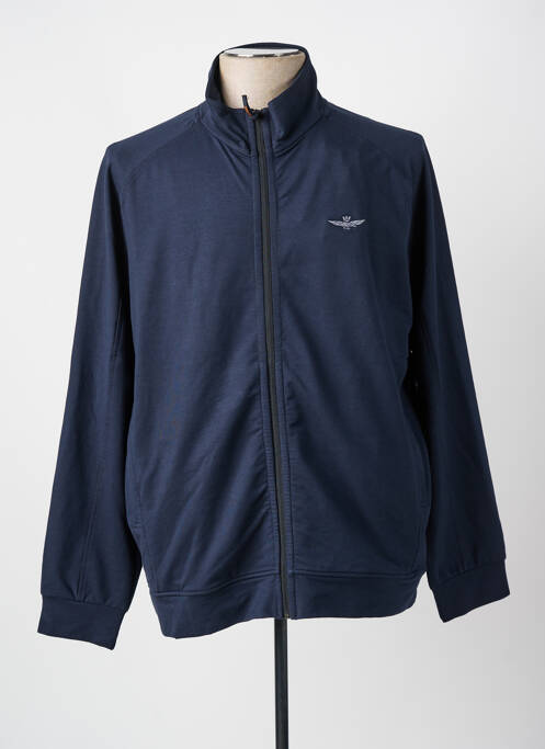 Veste casual poches bleu AERONAUTICA homme