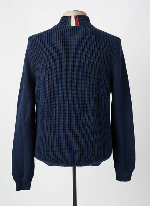 Gilet manches longues fermeture boutonnée sur le devant bleu AERONAUTICA homme