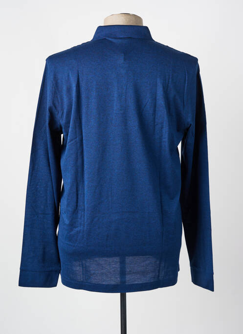 Polo manches longues manches longues bleu HUGO BOSS homme