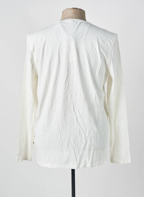 T-shirt stretch manches longues beige AERONAUTICA homme