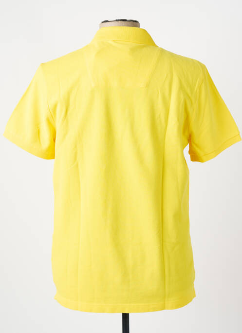 Polo broderie manches courtes jaune AERONAUTICA homme