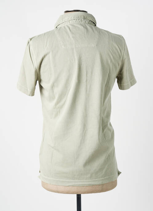 Polo tissage jersey manches courtes vert AERONAUTICA homme