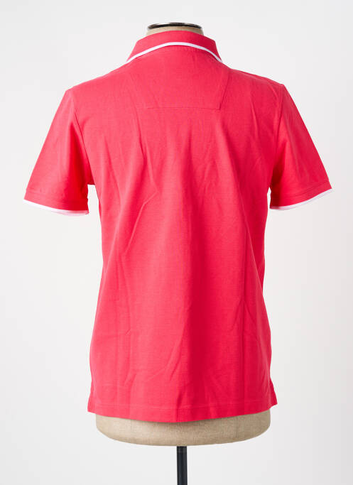 Polo stretch manches courtes rouge AERONAUTICA homme