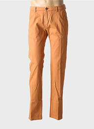 Pantalon chino tissage popeline taille normale orange BUGATTI homme
