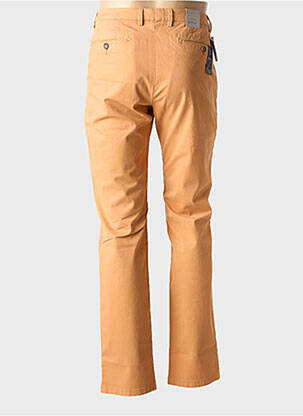 Pantalon chino tissage popeline taille normale orange clair BUGATTI homme