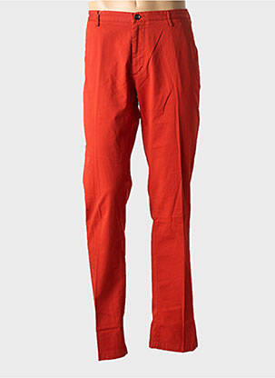 Pantalon chino tissage popeline taille normale orange HUGO BOSS homme