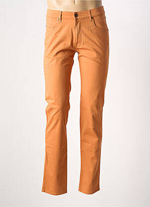 Pantalon slim stretch taille normale orange BUGATTI homme
