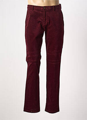 Pantalon chino stretch taille normale rouge BUGATTI homme