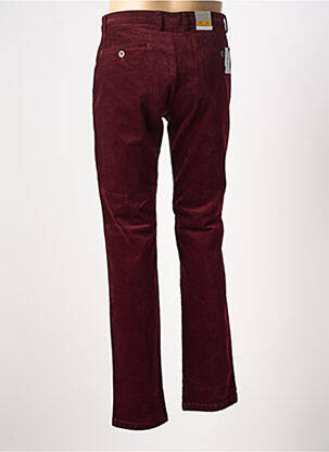 Pantalon chino stretch taille normale rouge BUGATTI homme