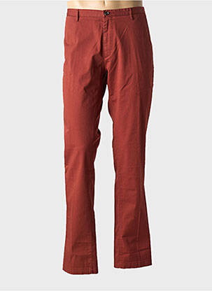Pantalon chino stretch taille normale orange HUGO BOSS homme