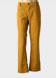 Pantalon chino tissage popeline taille normale jaune HUGO BOSS homme