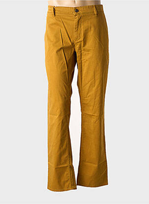 Pantalon chino tissage popeline taille normale jaune HUGO BOSS homme