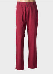 Pantalon chino rouge BRUNO SAINT HILAIRE homme seconde vue