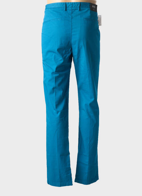 Pantalon chino stretch taille normale bleu HUGO BOSS homme