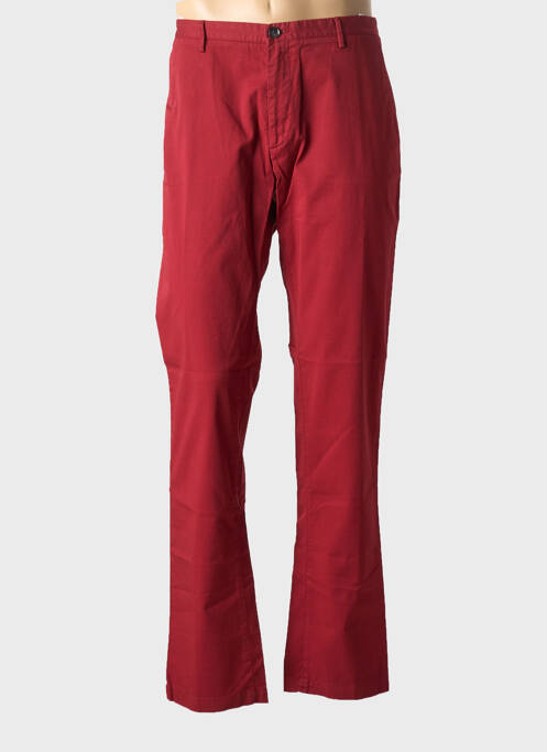 Pantalon chino stretch taille normale rouge HUGO BOSS homme