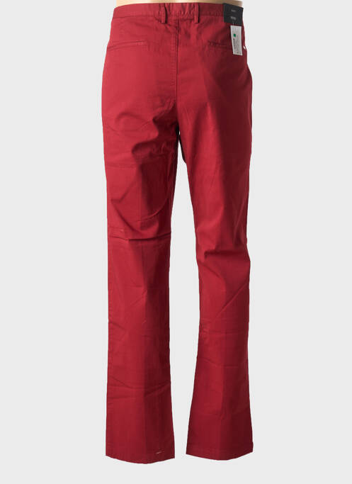 Pantalon chino stretch taille normale rouge HUGO BOSS homme