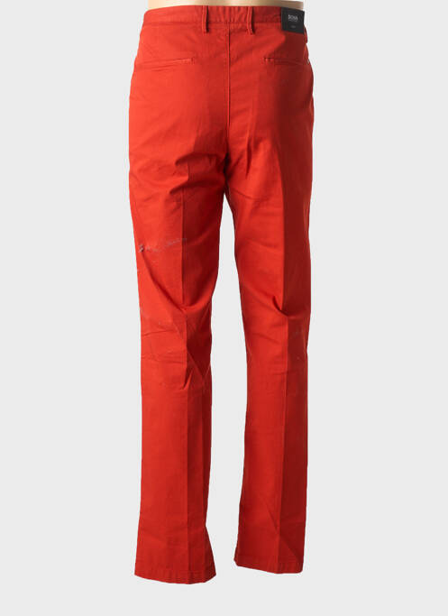 Pantalon chino tissage popeline taille normale orange HUGO BOSS homme