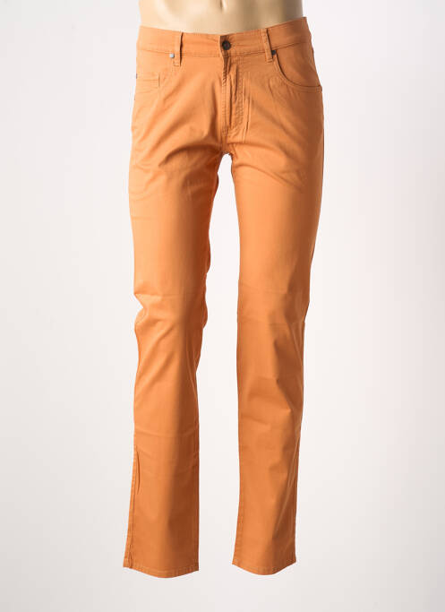 Pantalon slim stretch taille normale orange BUGATTI homme
