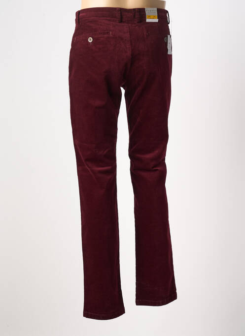 Pantalon chino stretch taille normale rouge BUGATTI homme