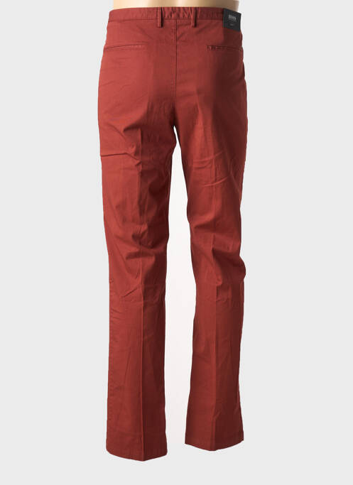 Pantalon chino stretch taille normale orange HUGO BOSS homme