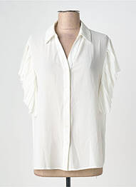 Chemisier manches courtes manches courtes beige LIU JO femme