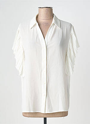 Chemisier manches courtes manches courtes beige LIU JO femme