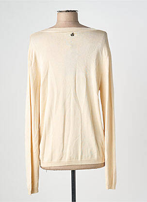 Pull col v manches longues beige DIXIE femme