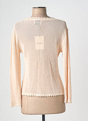 Gilet manches longues stretch rose DIXIE femme