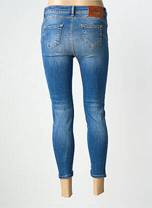 Jeans skinny stretch taille basse bleu FRACOMINA femme