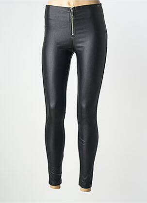 Pantalon 7/8 taille haute taille haute noir BSB femme