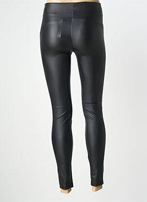 Pantalon 7/8 taille haute taille haute noir BSB femme
