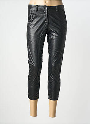 Pantalon 7/8 taille à pinces taille normale noir IMPERIAL femme