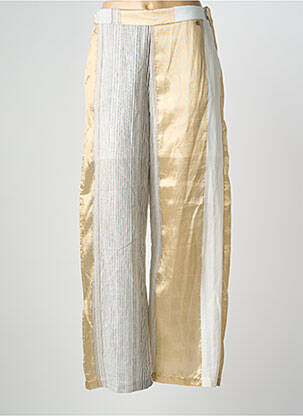 Pantalon large or DIXIE femme