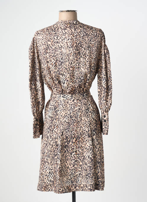 Robe courte manches longues manches longues beige KOCCA femme
