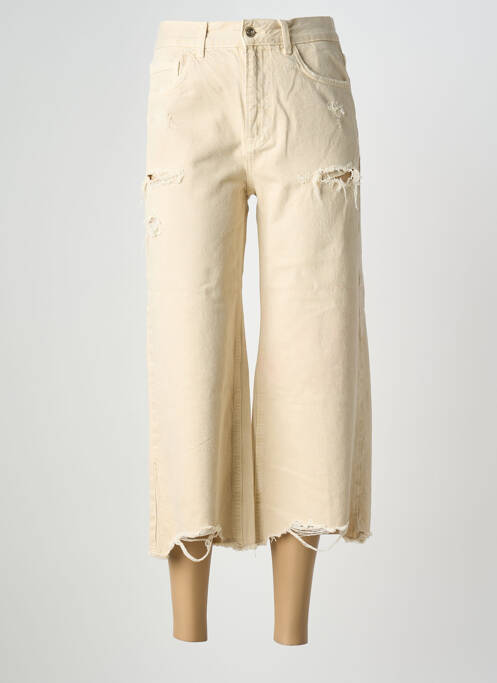 Jeans coupe large beige LIU JO femme