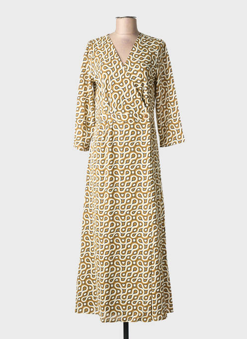 Robe longue marron LA PETITE ETOILE femme