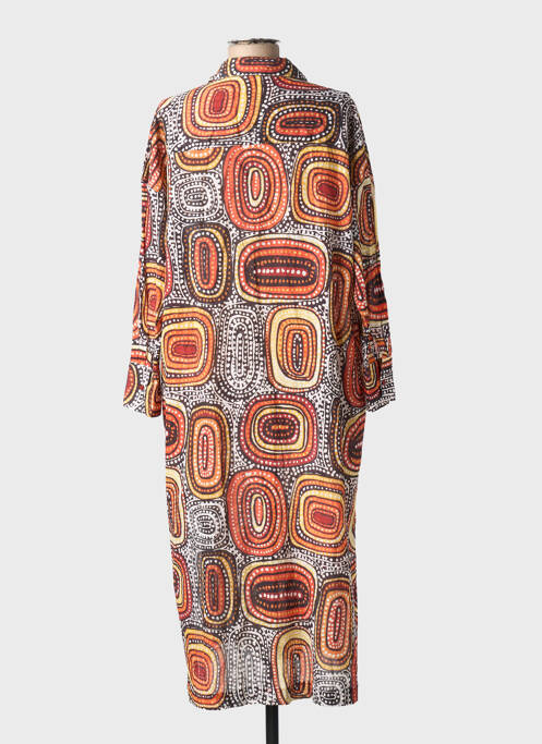 Robe mi-longue orange NOTSHY femme