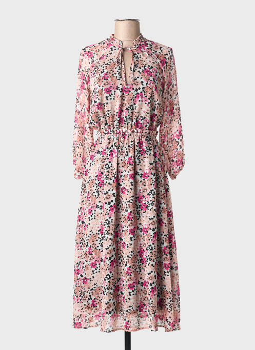 Robe mi-longue rose LIU JO femme