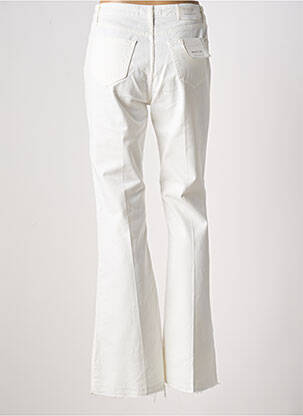 Jeans coupe droite stretch taille normale blanc KOCCA femme