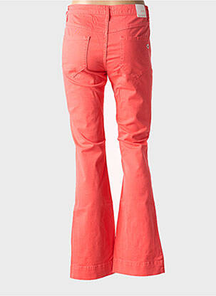 Pantalon flare stretch taille normale rouge PLEASE femme