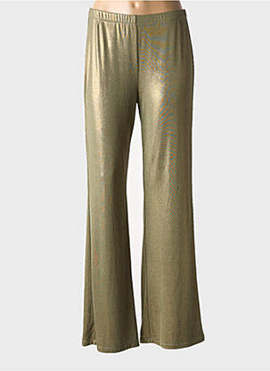 Pantalon large taille normale taille normale vert LAUREN VIDAL femme