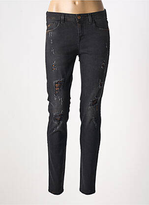 Jeans coupe slim stretch taille normale noir KOCCA femme