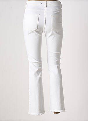 Jeans coupe slim stretch taille normale blanc LAUREN VIDAL femme