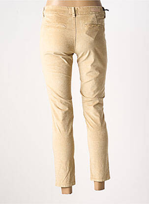 Pantalon 7/8 stretch taille normale beige FIVE femme