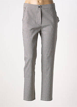 Pantalon droit stretch taille normale noir LA PETITE ETOILE femme