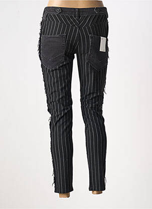 Jeans skinny taille normale taille normale noir BSB femme