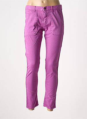 Jeans coupe slim stretch taille normale violet ACQUAVERDE femme