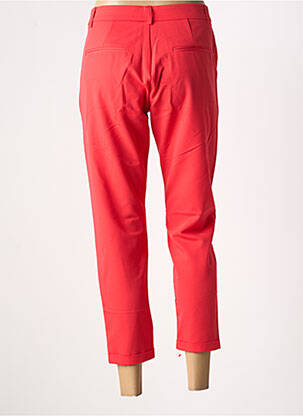 Pantalon 7/8 stretch taille normale rouge IMPERIAL femme