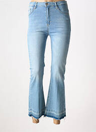 Jean coupe flare stretch taille normale bleu KOCCA femme