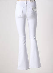 Jean coupe flare blanc HELLO MISS pour femme seconde vue